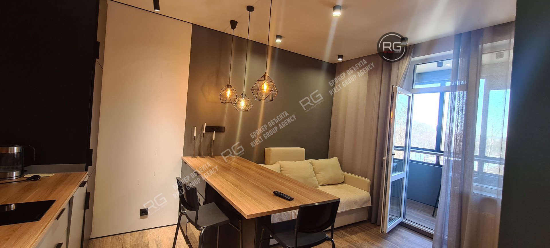   Квартира с дизайнерским ремонтом, 38 кв.м. 