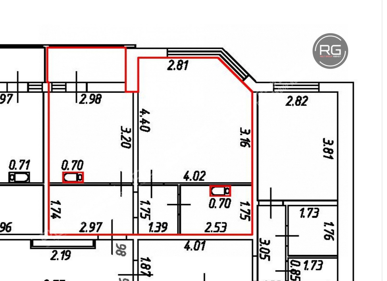   Квартира с мебелью, 38 кв.м. 
