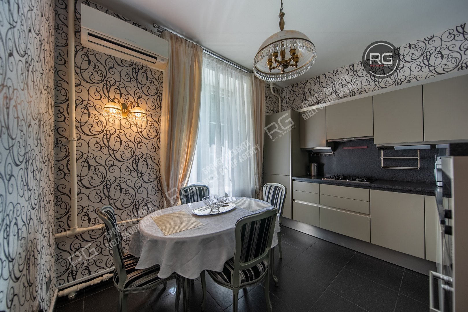   стильная сталинка у Парка Победы, 94.7 кв.м. 