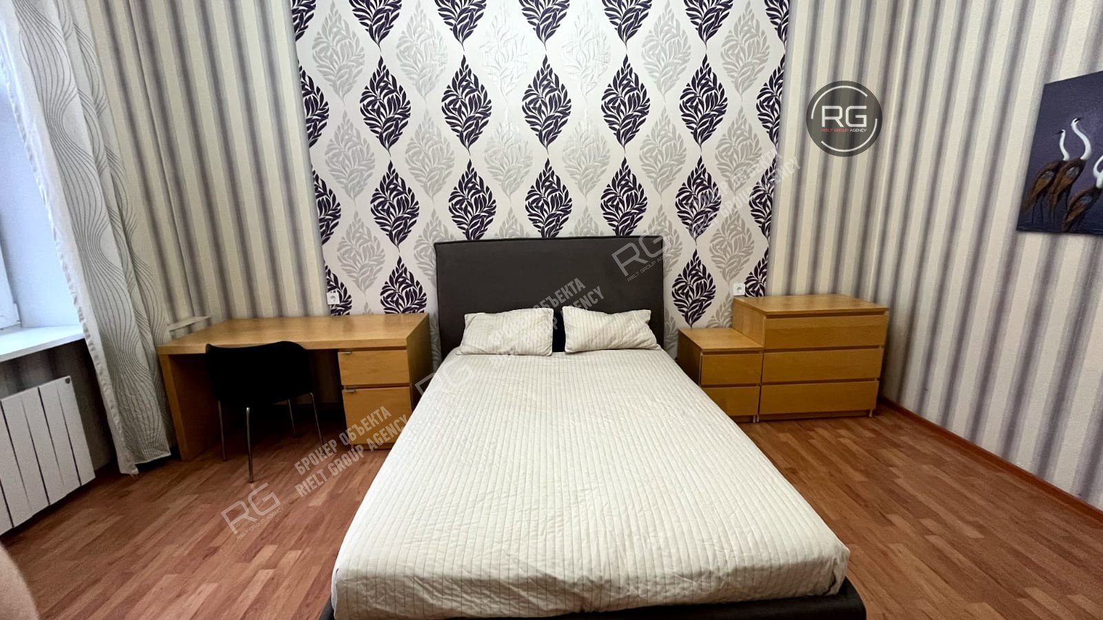   Укомплектованная квартира, 50 кв.м. 